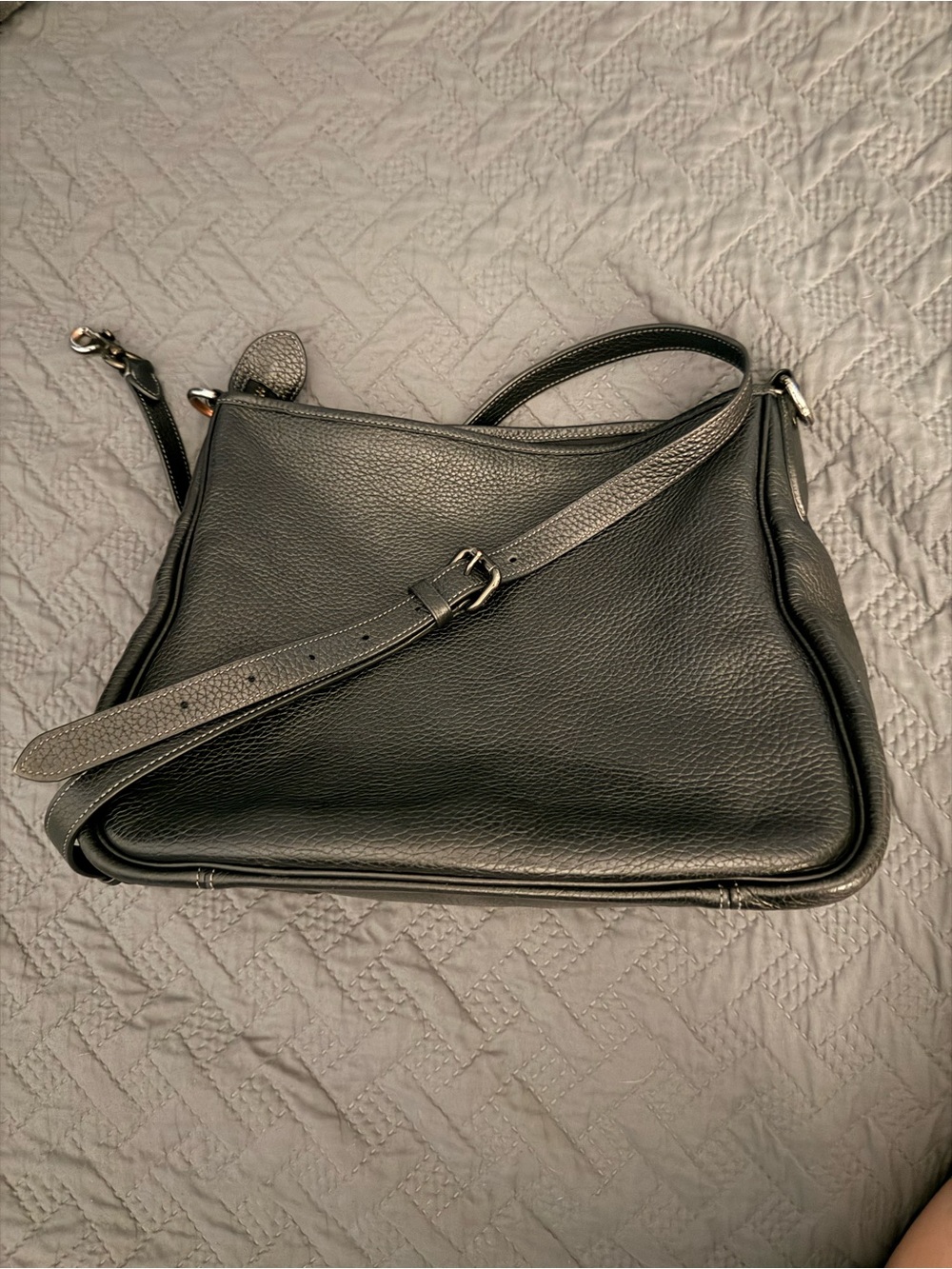 Coach Cary Pebbled Leather Bag with Adjustable Strap